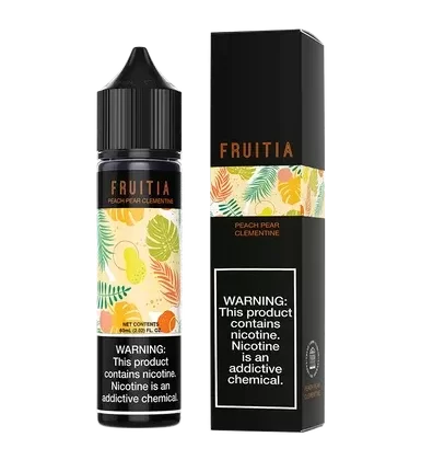 Peach Pear Clementine by Fruitia 60ml - Flavor & Nicotine#0mg>3mg>6mg