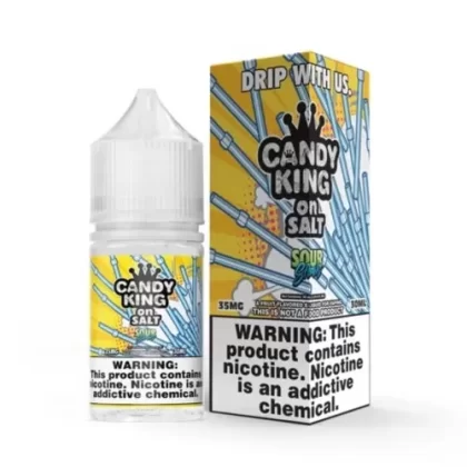 Candy King Salt E-Liquid – Sour Straws – 30ml