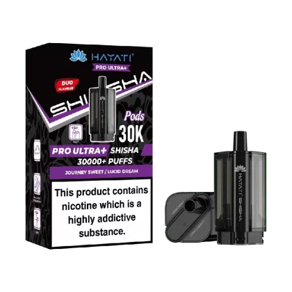 Hayati Pro Ultra Plus Shisha 30000 Prefilled Pods Journey Sweet / Lucid Dream