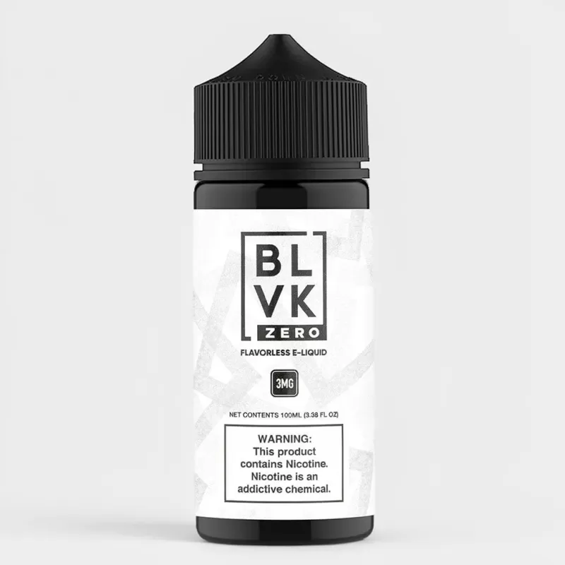 BLVK Zero Flavorless 100mL 70VG Freebase Vape Juice