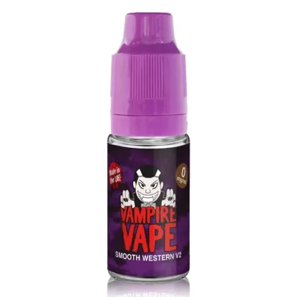 Smooth Western V2 By Vampire Vape 10ml - Nicotine Strength#3mg>12mg>18mg>6mg
