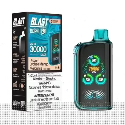 Drip’n by Envi x Fasta Blast 30K Disposable – Lychee Mango Melon Ice