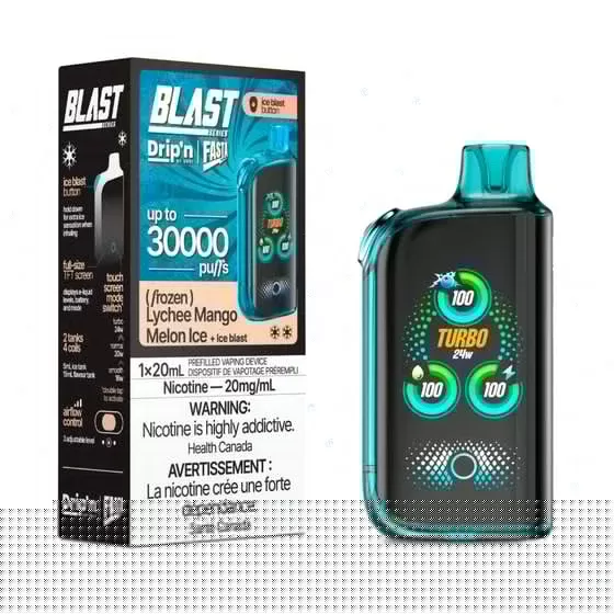 Drip’n by Envi x Fasta Blast 30K Disposable – Lychee Mango Melon Ice