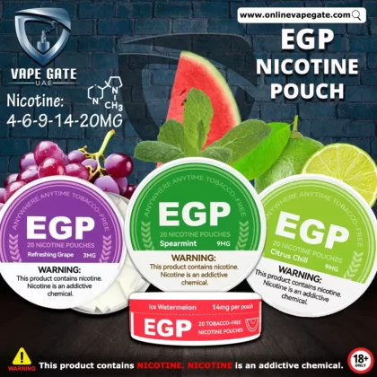 EGP NICOTINE POUCH (SACHET) - Energy Drink ( 2 Pouch Only )