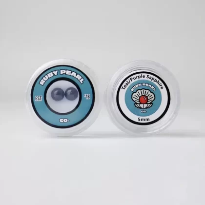 Ruby Pearl Co-Teal / Purple : 5mm