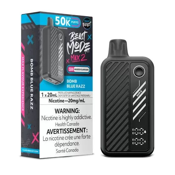 Flavour Beast Beast Mode Max 2 Disposable – Bomb Blue Razz