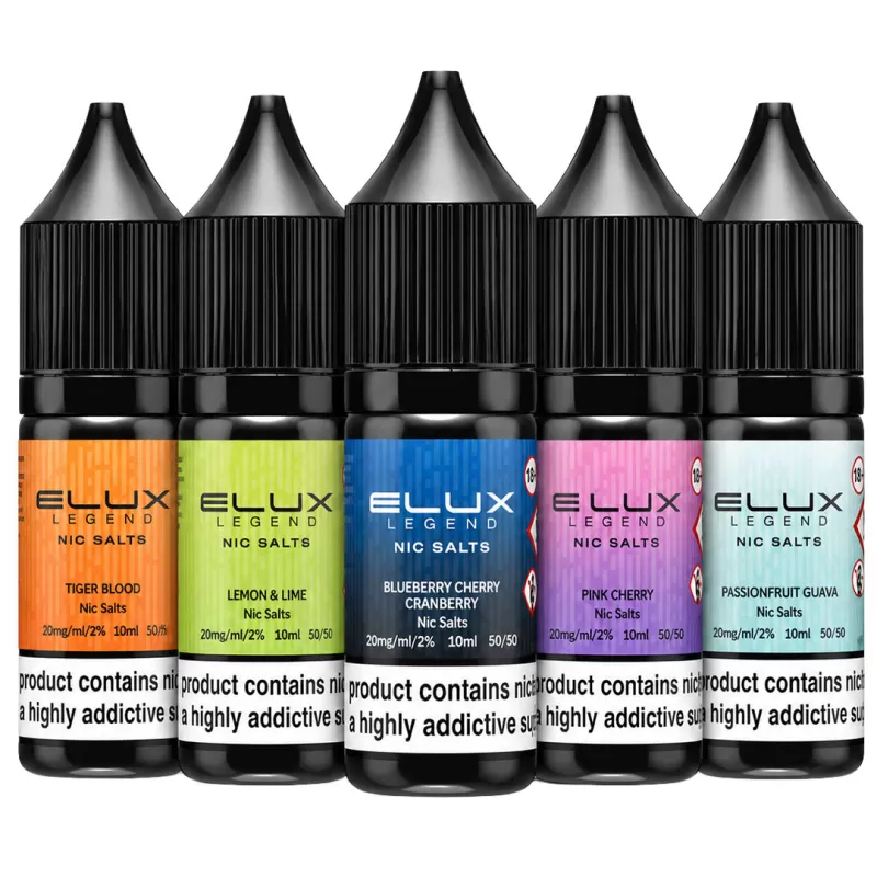 Elux Legend 5mg E Liquid Nic Salt 10ml - Blueberry Sour Raspberry / 5mg