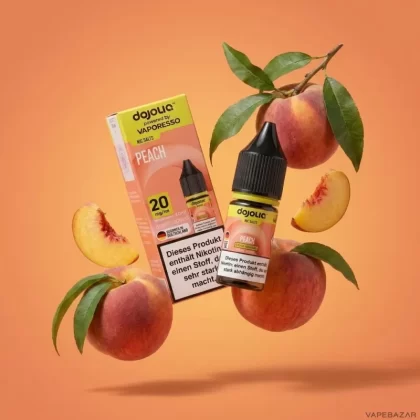 Dojoliq – Peach 10ml - 10mg/ml, 20mg/ml; Vaporesso; Pfirsich (66FB69)