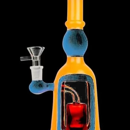 Modern Window Pane Water Pipe