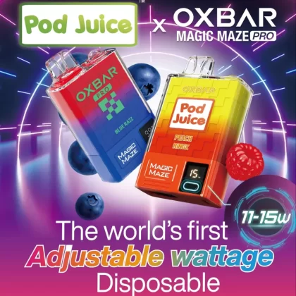 Pod Juice x OXBAR Magic Maze Pro 10K Disposable Device – 10,000 Puffs - Watermelon Remix Ice