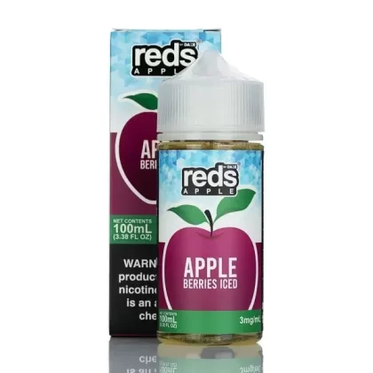 7 Daze – Reds Apple ICED eJuice Berries – 100ml