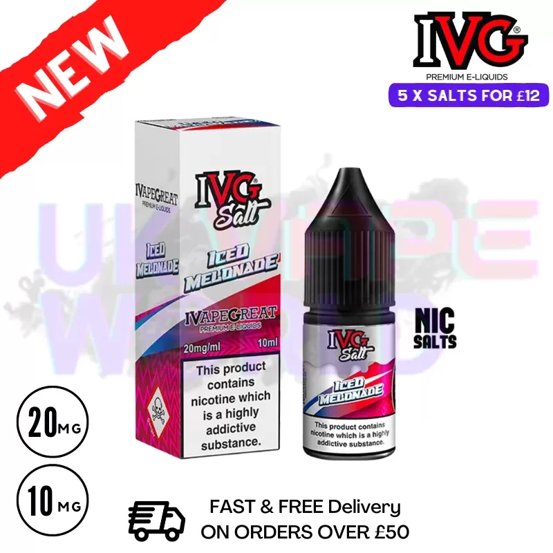 Iced Melonade IVG Salt 10ml Nic Eliquid