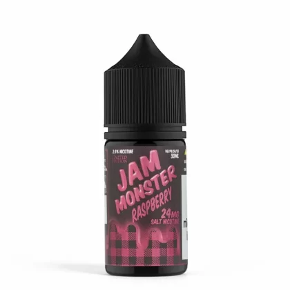Jam Monster Salt Raspberry 30mL Salt Nicotine E-Juice - Vape Product, Vape Product (53D979)