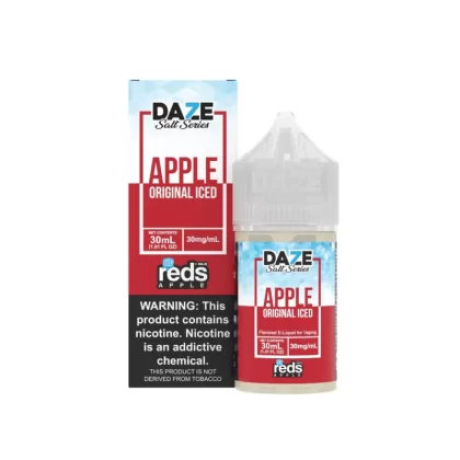 Reds Salt Series Apple Original Iced eJuice - Vape Product; Vape Product, Vape Product