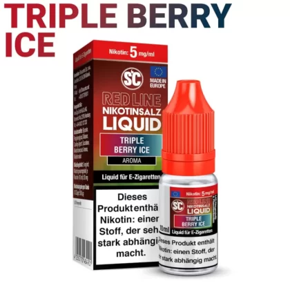 SC Red Line Nikotinsalz Liquid – Triple Berry Ice - Vapebazar