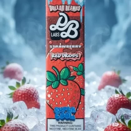 DOLLAR SALT RED DROPS SUPER COOL ELIQUID - Elegantvapestore