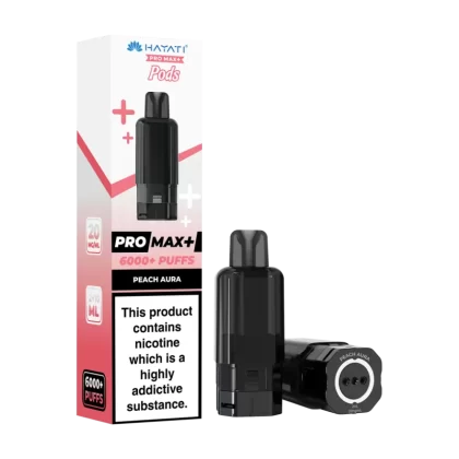 Peach Aura Hayati Pro Max+ Refill Pack - Ecigwizard