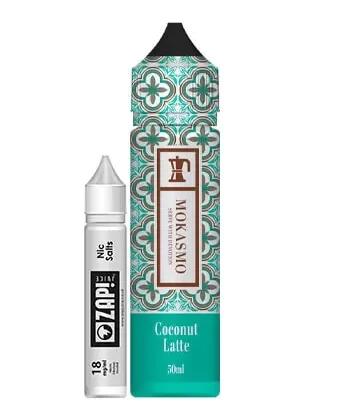 Coconut Latte Shortfill eLiquid by Mokasmo 50ml - 00mg / 50ml