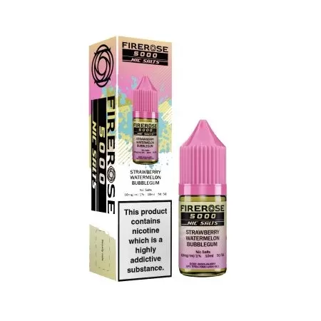 Firerose 5000 Nic Salts – Strawberry Watermelon Bubblegum