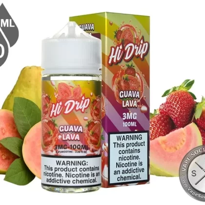 Guava Lava By Hi Drip E-Liquids 100ml