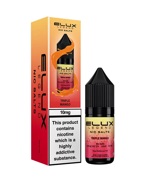 Triple Mango Nic Salt E-Liquid - Elux Legend - 10mg - PG 50% - Image 3