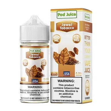 Jewel Tobacco by Pod Juice TFN Series 100mL - Nicotine Level#0mg>3mg>6mg>12mg