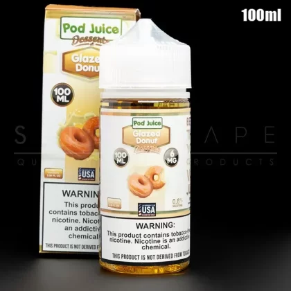 Pod Juice – Glazed Donut Eliquid 100ml