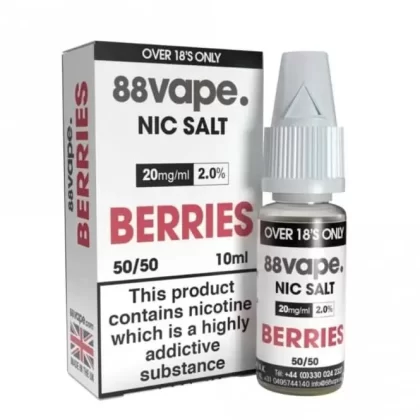 Berries Nic Salt E-Liquid by 88vape (10ml) - 20mg