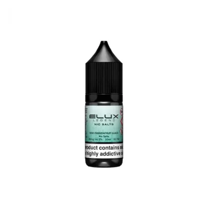 Elux Legend Nic Salts Kiwi Passion Fruit Guava E Liquid 10ml - Nicotine Strength#20mg>10mg (CACACA)