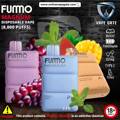 Fummo Magnum Disposable Vape (8,000 Puffs) - 20 mg / Watermelon Ice