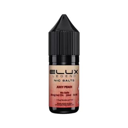 Juicy Peach Nic Salt By Elux Legend