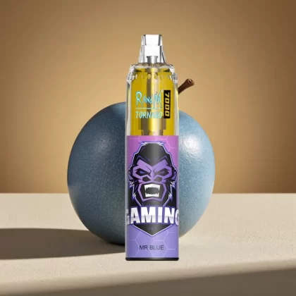 RandM Fumot Tornado 7000 Puffs Mesh Coil Disposable Vape Dr. Blue