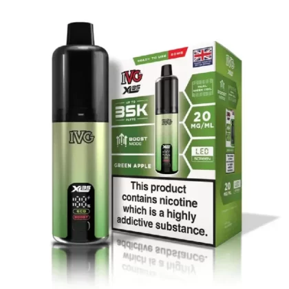 IVG XL 35K Prefilled Pod Kit Green Apple - Strength#20mg
