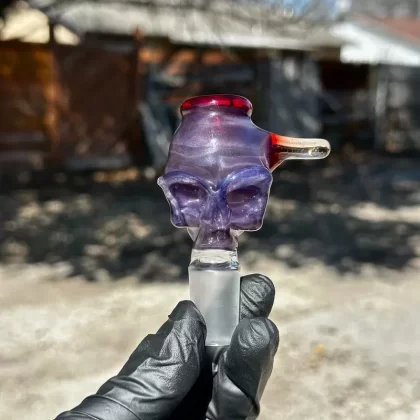 Mango Glass Skull Bowl - Vape Store