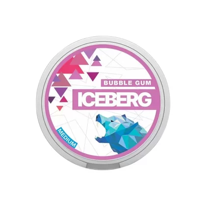 Iceberg Bubblegum Nicotine Pouches - Strength#20mg (DB67E8)