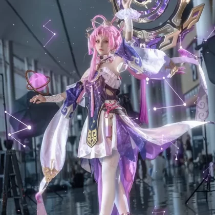 Fu Xuan Style Costume Sci-Fi Divination Master Cosplay Outfit