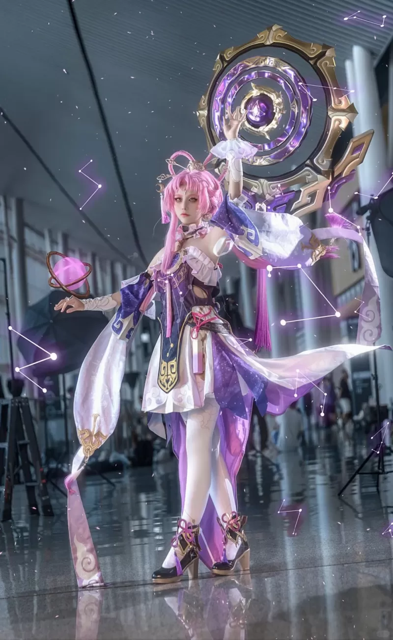 Fu Xuan Style Costume Sci-Fi Divination Master Cosplay Outfit