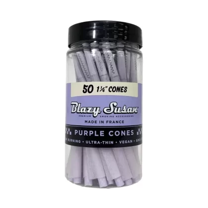Purple 1 1/4″ Blazy Susan Cones – 50ct - Ejuicewarehouse