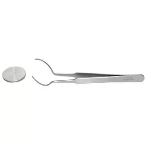 Tweezer Style Mount Gripper for Grooved 32mm (1.25") dia. Pin Stub Mounts, 45° angle