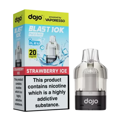Strawberry Ice Dojo Blast 10K Refill Pack - 20mg - Vape Product
