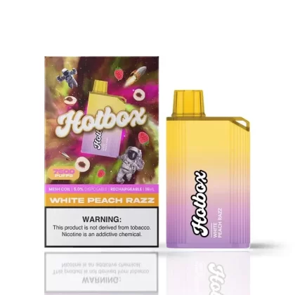 Hotbox Disposables [7500 Puffs] – White Peach Razz (CLEARANCE)