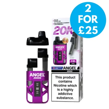 20mg Vapes Bars Angel 20000 20k Prefilled Pod Vape Kit - Vape Co