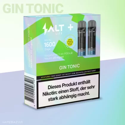 Salt+ Lite Pod – Gin Tonic (2er Pack)