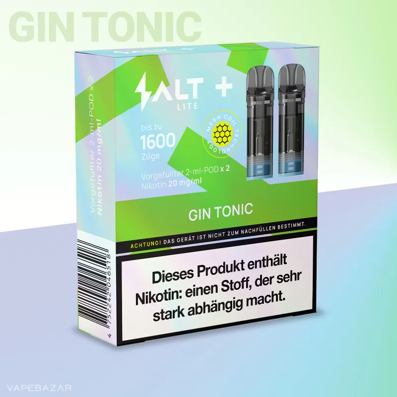 Salt+ Lite Pod – Gin Tonic (2er Pack)
