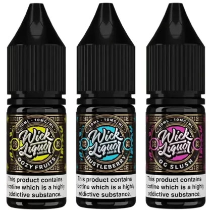 Wick Liquor Origin 10ml Nic Salt 10mg - Hustleberry