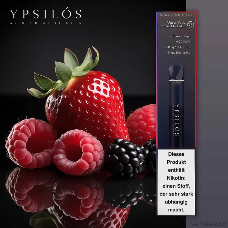 Ypsilos Einweg E-Zigarette – Mixed Berries