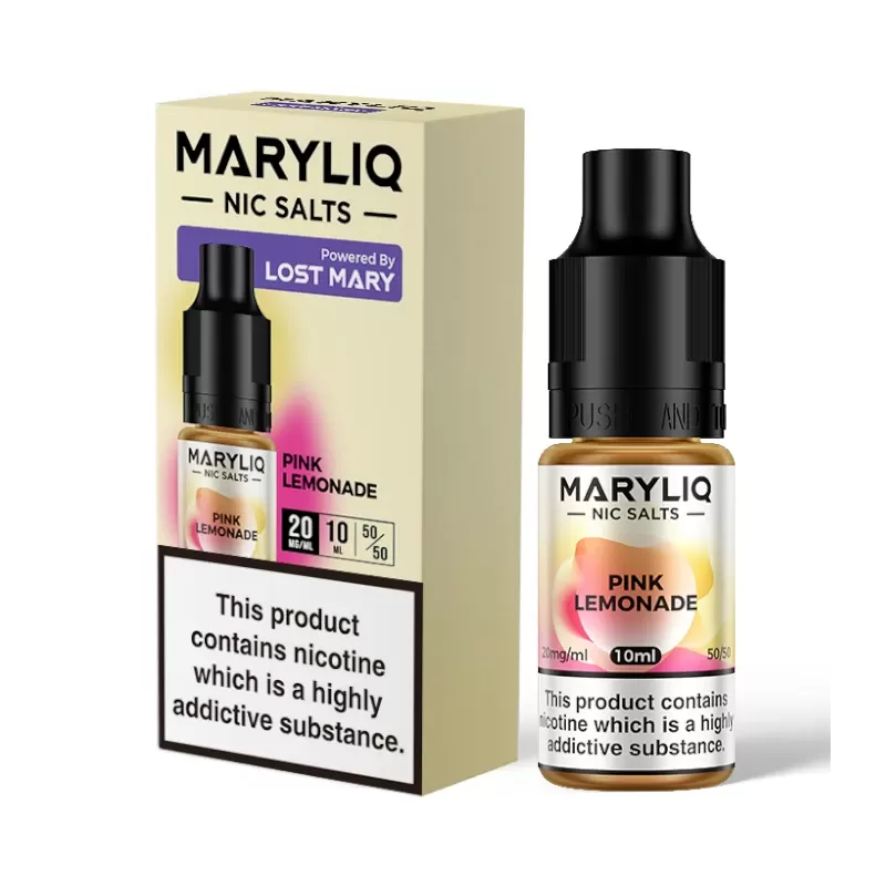 MaryLiq Pink Lemonade Nic Salts 10ml