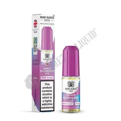 Grape Blueberry Ice by Bar Juice 5000 - Size#10ml~Nicotine Strength#5mg>10mg>20mg