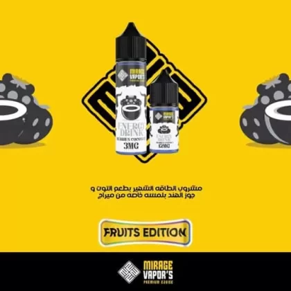 MIRAGE ENERGY DRINK BERRIES COCONUT MTL VAPE ELIQUID - Vape Product, Vape Product; Vape Product