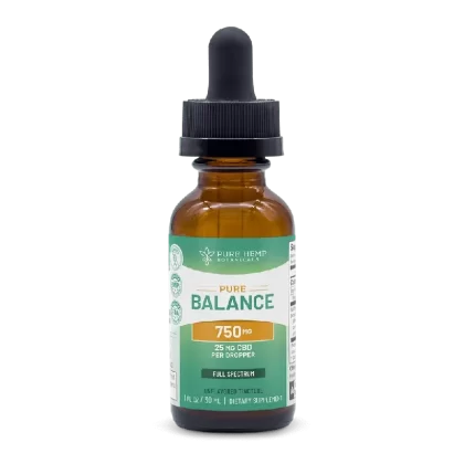 750mg Maintenance Pure Balance Full Spectrum CBD Tinctures by Pure Hemp Botanicals